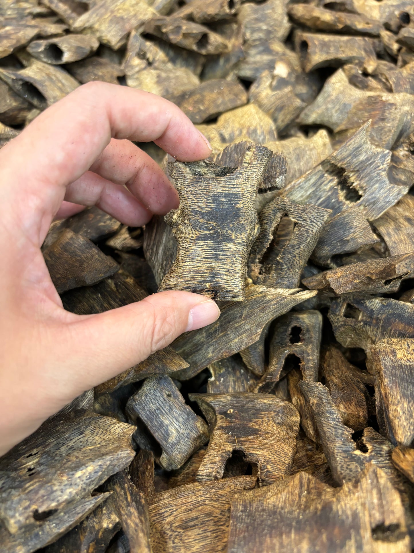 Under Water+5A:Kynam agarwood, natural, no chemicals, under water mixed 5A grade,Long strip