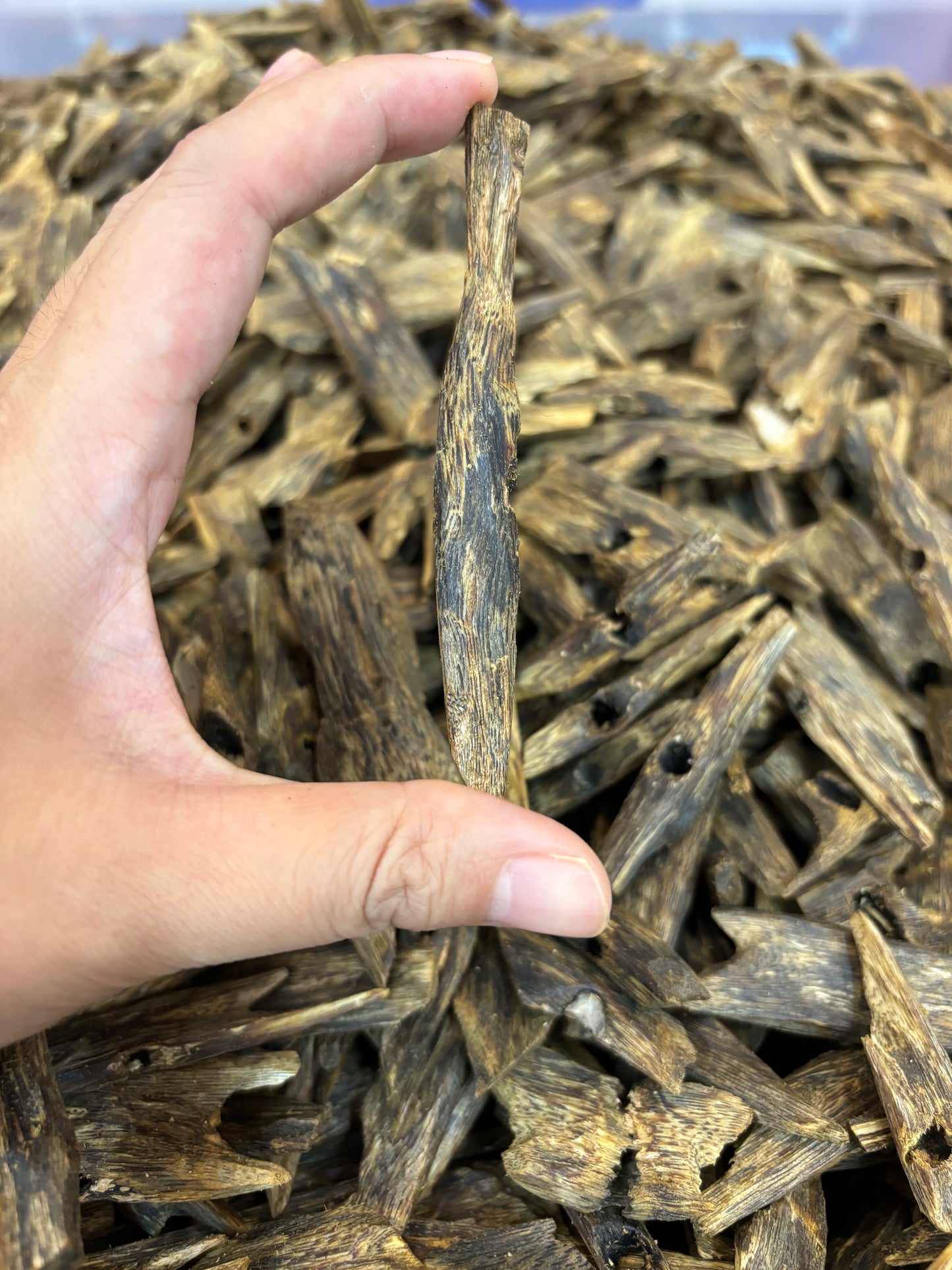 Under Water+5A:Kynam agarwood, natural, no chemicals, under water mixed 5A grade,Long strip