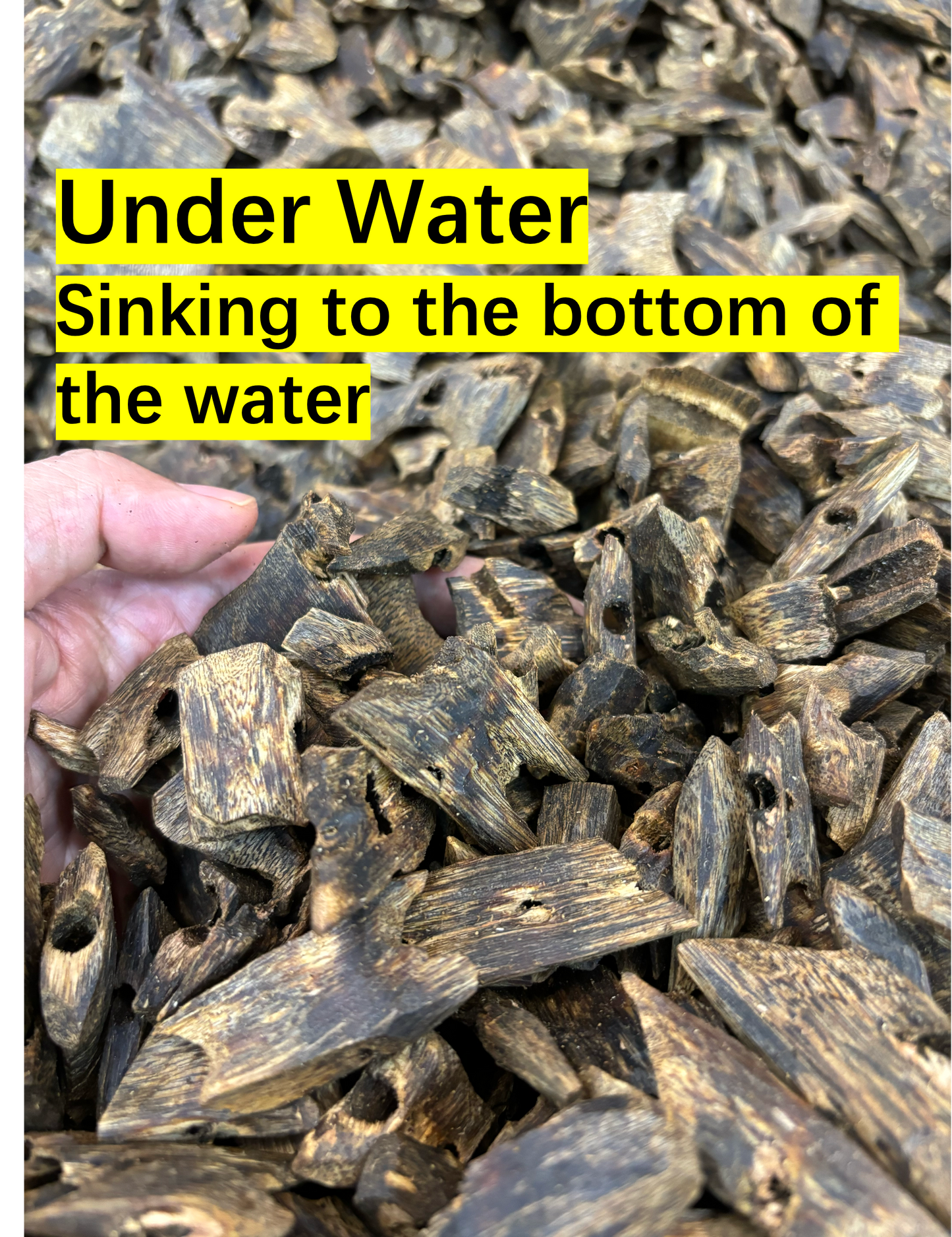 Under Water:Kynam agarwood, sinking to the bottom of the water, super oud, top grade,block