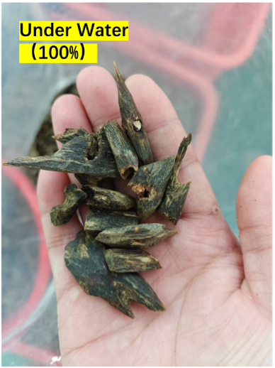 Under Water:Kynam agarwood, natural, no chemicals, 100% under water