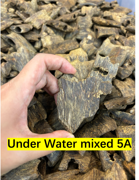Underwater + 5A Kynam Agarwood Large Block - Natural, Chemical-Free, Premium Blend - China_Oud