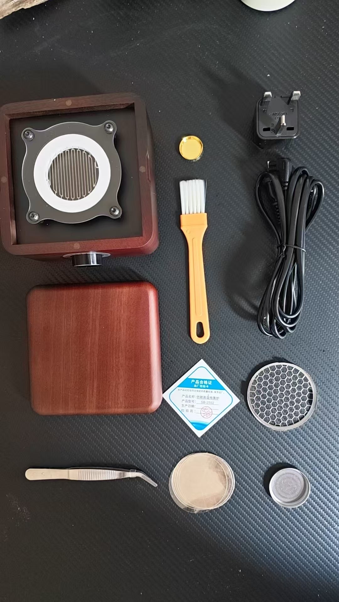 [Buy 2 Get 1 FREE] Royal Subitism Burner - Smart Electronic Mabkhara | Luxury Rosewood Oud Heater (420°C Max)